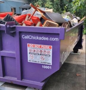 Port St Lucie Bulk Waste Drop Off site showing organized bins for large item disposal