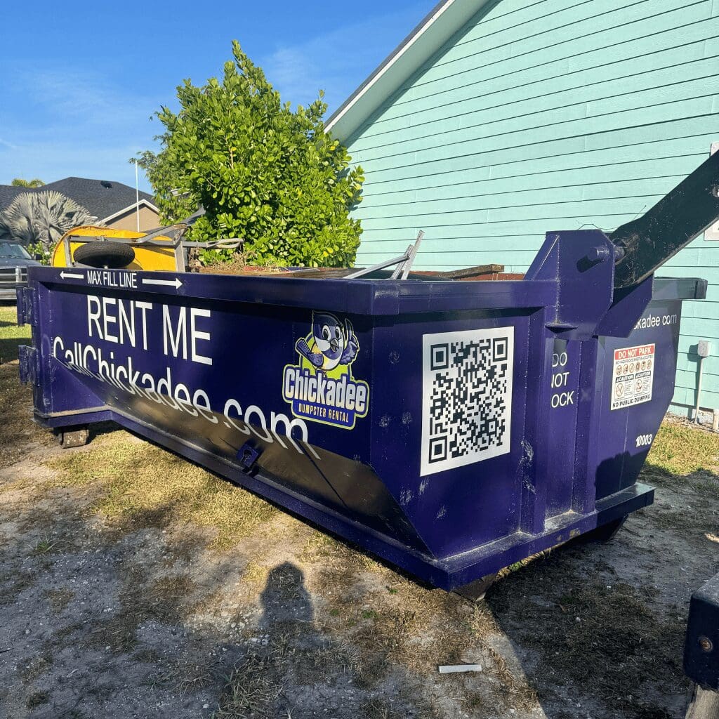 10-Yard Dumpster Rental on The Treasure coast Port Saint Lucie, Stuart, Vero beach
