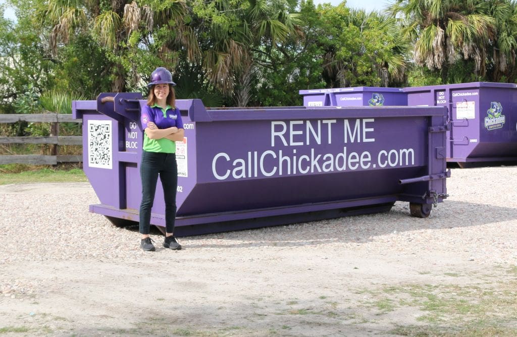 10-Yard Dumpster Size with jessica Strenta Owner of Chickadee Dumpster Rental