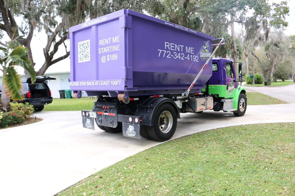 Dumpsters size for Chickadee dumpster rental
